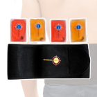 Ceinture Lombaire Chauffante et Nomade +  4 Poches Chauffantes Réutilisables 
