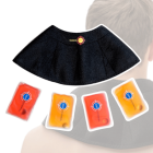 Collier Cervical Chauffant et Nomade + 4 Poches Chauffantes Réutilisables